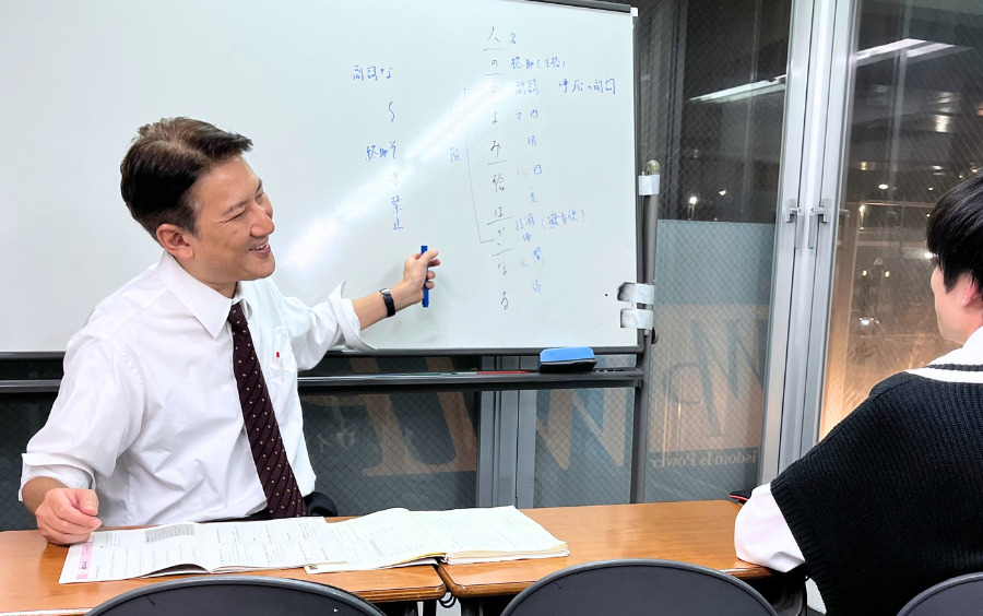 大学受験コース　総合型選抜対策　個別指導の様子